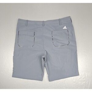 Adidas Ultimate 365 Chino Golf Shorts Men's 36 Smoke Gray 10" Inseam Casual
